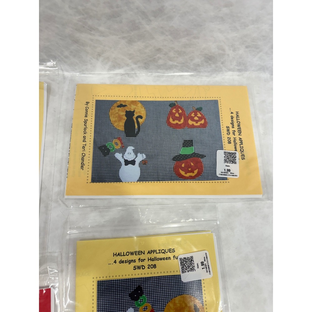 Sew Wonderful Dreams Applique Patterns Lot Halloween Winter Connie Spurlock 4pc - Picture 5 of 10